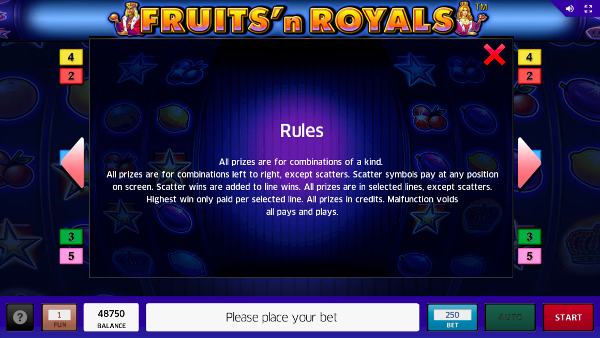   Fruits and Royals -      