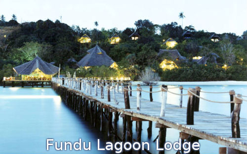 Отели Африки. Fundu Lagoon Lodge